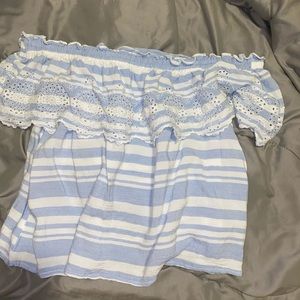 american eagle off the shoulder top